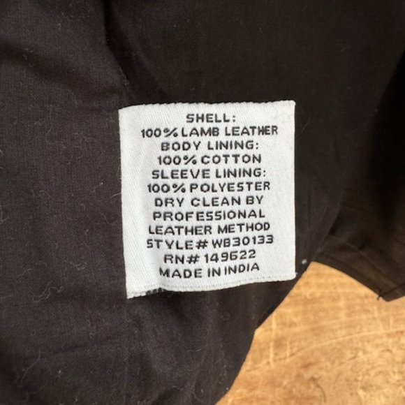 Leather Moto Jacket Cropped - Walter Baker - Picture 5 of 10